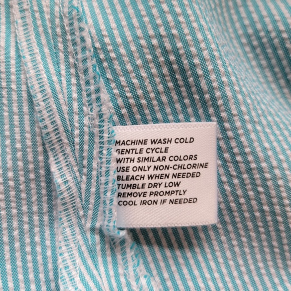 Lady Hagen Blue & White Pin Striped Skort Textured Size 10 Athletic Golf - Picture 10 of 11